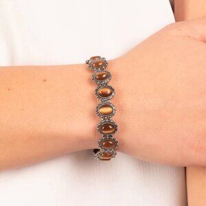 Paparazzi Jewelry Accessories - Sweet Oblivion - Brown Bracelet - Vintage